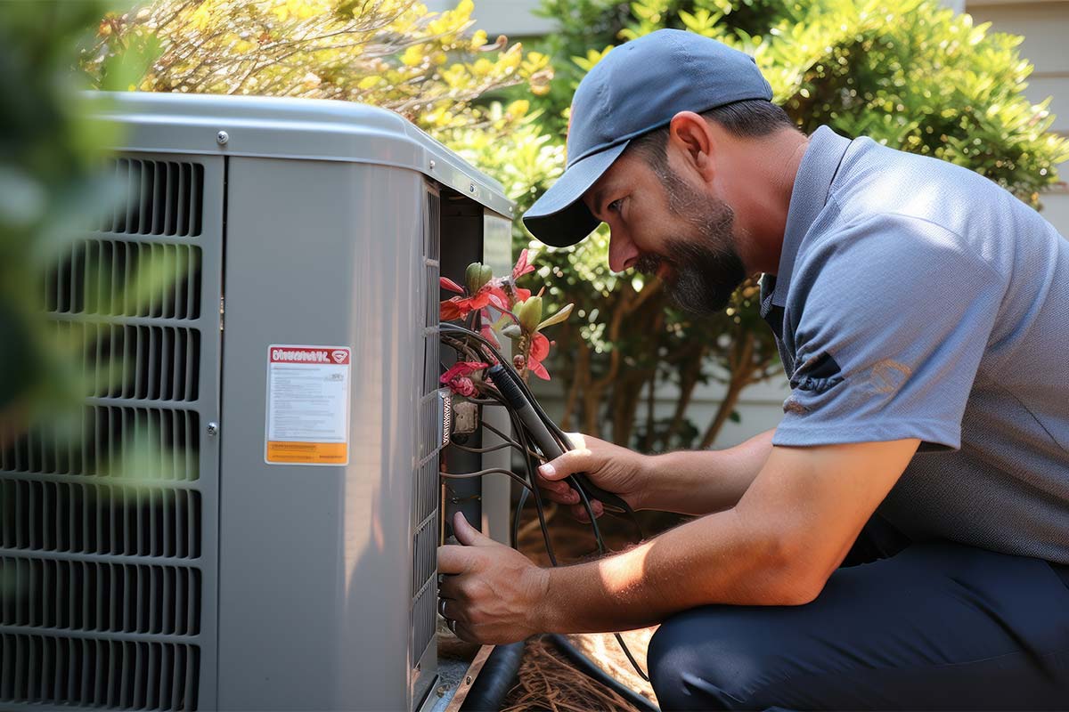 repairing a hvac unit